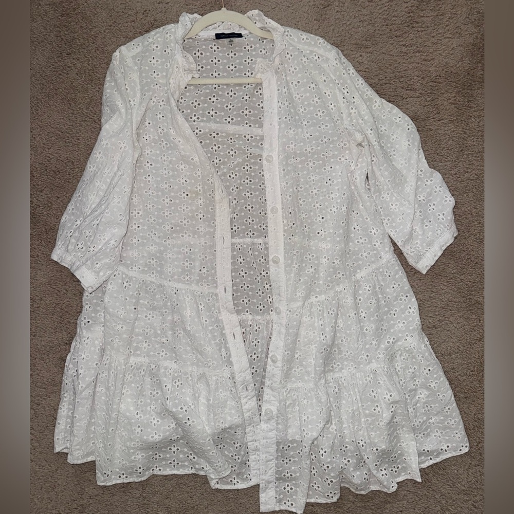 Tommy Hilfiger Eyelet Coverup Size 6